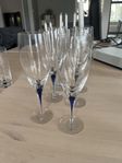6 Intermezzo blue vinglas (Orrefors)