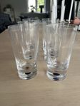 6 Intermezzo blue highballglas. Orrefors
