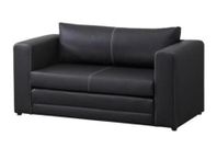 Bäddsoffa Ikea 2-sits samt soffbord vitt