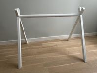 Roba babygym för leksaker, vit trä 52x70x50,5 cm