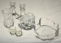Kristallglas olika sorter