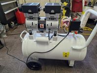 Tyst oljefri kompressor 50L
