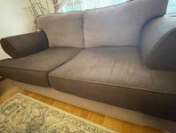 brun soffa
