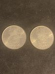 2 Silvermynt. 1968. Silver. 