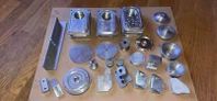 Diverse aluminiumdetaljer att återbruka