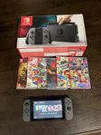 Nintendo switch med 8 spel