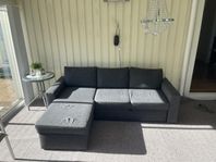 L-soffa som blir bedsoffa