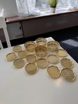 Scandia guld underlägg 4 + 12 st