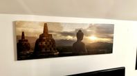 Buddha-tavla på canvas 156 x 52