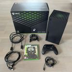 Xbox Series X - toppskick, med spel & handkontroll