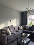 Grå soffa som ny