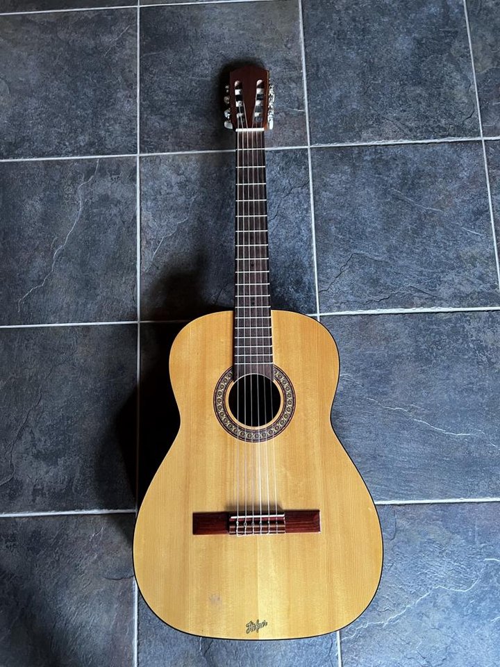 Nylonsträngad Höfner gitarr