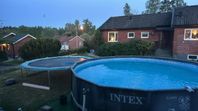 Intex Ultra XTR Rörpool 4,8m med Saltklorinator & Värmepum