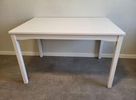 Vitt bord, Köksbord, IKEA Hauga 118x74