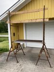 Pallbockar av metall som enkel byggställnung