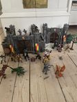 Borg med riddare och drakar