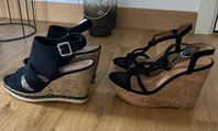 Skor kilklack strl 37 samt 38