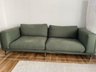 Soffa ikea Nockeby grön 