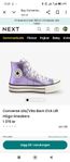 Converse helt oanvända "Metallic purple" 