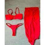Röd bikini set