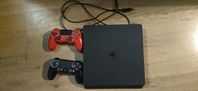 PS4 slim med 4 spel