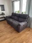 Soffa med recliner 