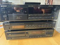 Pioneer radio, cd och kassett spelare