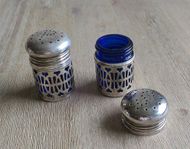 Engelska salt- och pepparkar, vintage