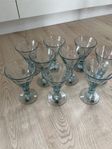 8st vinglas från Visby Glasblåseri (oanvända)