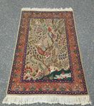 Handknuten Persisk Matta (Tabriz: Livets Träd) 154x96 cm