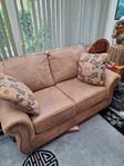 2 sitsig lädersoffa