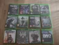 Stor samling av Xbox spel 12spel