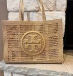 Beige Tory Burch handväska 