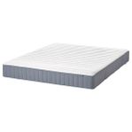 Pocket sprung mattress, medium firm/light blue, 180x200 cm