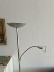 RETRO 90-tal GENESIS Golvlampa med läslampa, dimmbar.