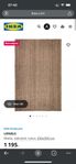 IKEA Lohals jutematta 200x300