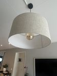 Taklampa beige
