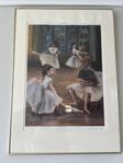 Litografi, pastisch Edgar Degas, signerad, numrerad