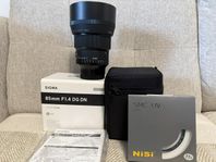NY | Sigma 85mm f/1.4 DG DN Art – Sony E + NiSi UV-filter
