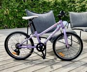 Lila mountainbike junior cykel 20 ”