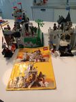 2 lego borgar 90 tal 6074 och 6081