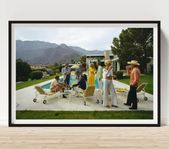 Slim Aarons tavla – Desert House Party