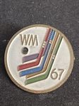 Pin/Sportnål. Ishockey VM 1967. 