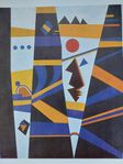 Wassily KANDINSKY Offset litografi i färg, 1965