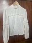 Blus 1950-talet, nyskick, spets. Vintage. S/M flexibel 