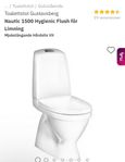 Toalettstol Gustavsberg Nautic 1500 Hygienic Flush (limning)