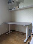 Ikea BEKANT höj-och sänkbart skrivbord.