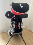 Komplett golfset med bag för nybörjaren