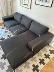 Soffa med divan
