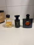 Parfym YSL Libre, YSL Black opium, Le Couvent Tini Are